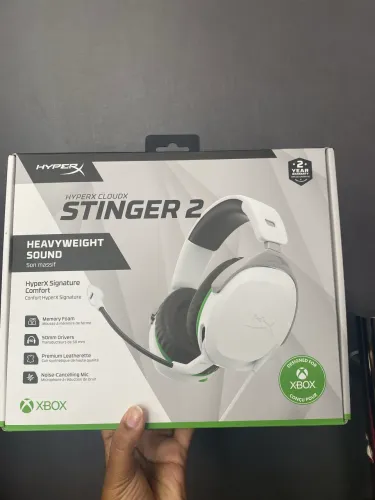 Headset Gamer HyperX CloudX Stinger 2 Branco para Xbox