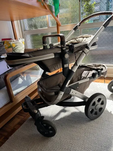 Carrinho Duplo Joolz Geo² - Kit Completo (além de 2 Moisés + 1 Footboard + Acessórios)
