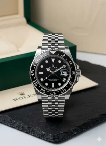Relógio GMT Master II All Black 40mm Automático Safira Jubilee Premium AAA+