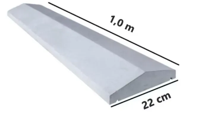Vendo 7 formas usadas de aço na medida de 22 x 1,00m p/produção de pingadeiras 