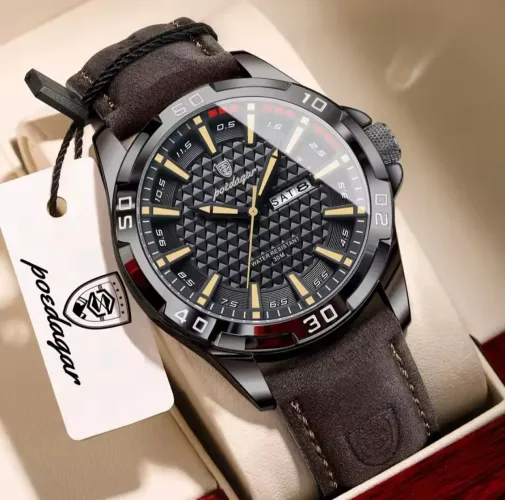Relógio Poedagar Dress Pulseira Linda Novo Na Caixa a prova d'água Aceito OLX Pay