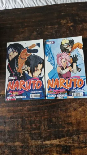 Mangás de Naruto clássico edição pocket