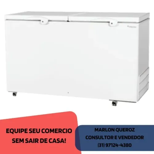 Freezer Horizontal 2 Portas 503 Litros Fricon