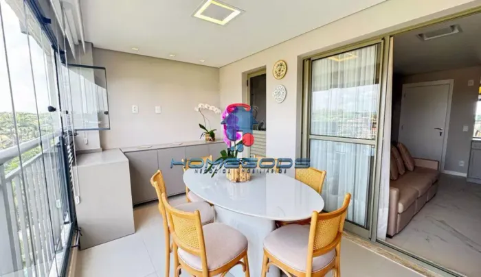 Apartamento para alugar com 73m², 2 suítes, mobiliado, varanda gourmet, automação, no bair