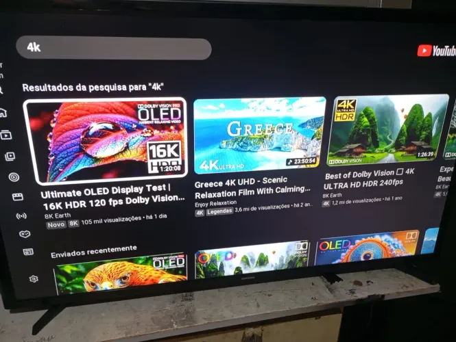 TV Samsung 43 polegadas Smart barato 