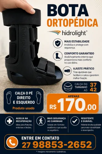 Bota ortopédica hidrolight