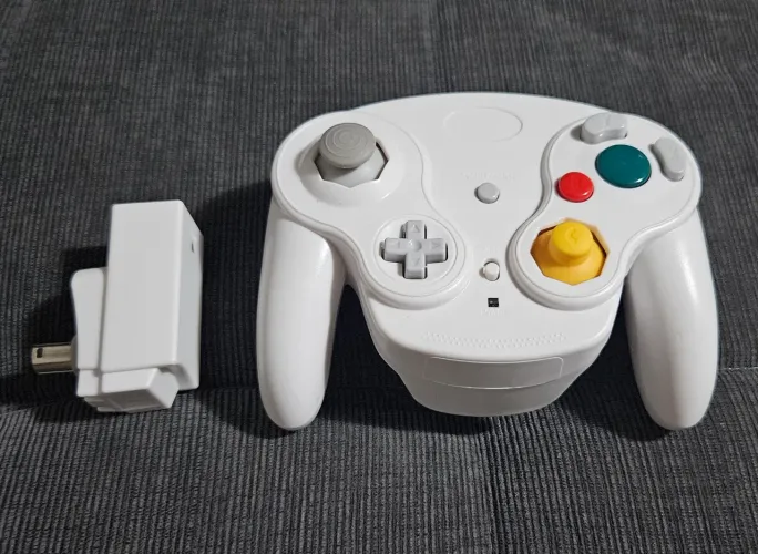 Controle Game Cube Branco Sem Fio 