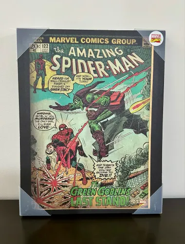 Quadro de Capa de Gibi - Homem Aranha 