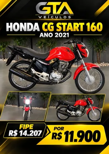 HONDA CG START 160 ANO 2021