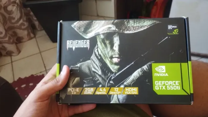 Placa De Vídeo Nvidia Geforce Gtx 550ti 2gb Ddr5 128bits