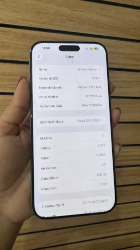 Vendo IPhone 15 Pro Max 256Gb LEIA A DESCRIÇÃO