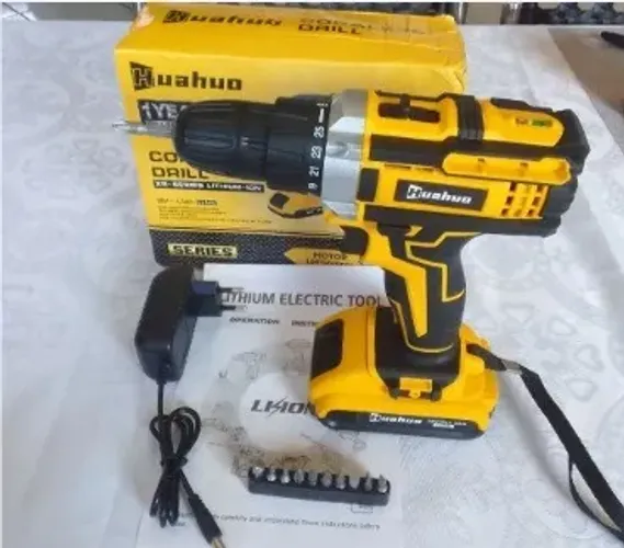 Parafusadeira 26V Li-ion 2 Baterias + Carregador + Maleta Plastica.