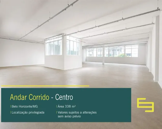 Andar comercial para alugar no Centro de BH
