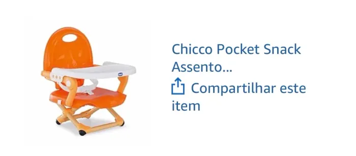 Cadeira de alimentação