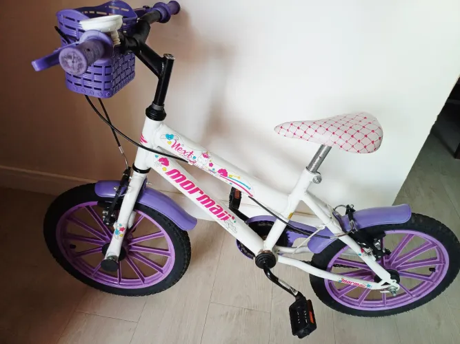 Bicicleta infantil eco aro 16 c/cesta