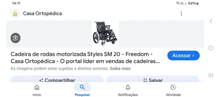 Cadeira de rodas motorizada