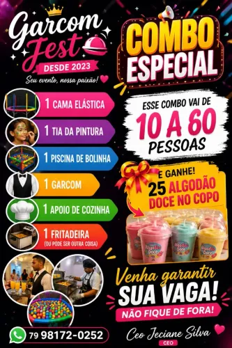 Garcom fest desde 2023 mega promoção