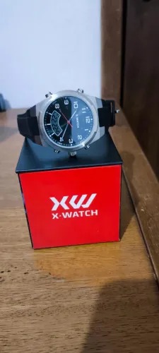 Relógio X-watch Masculino Anadigi Prateado