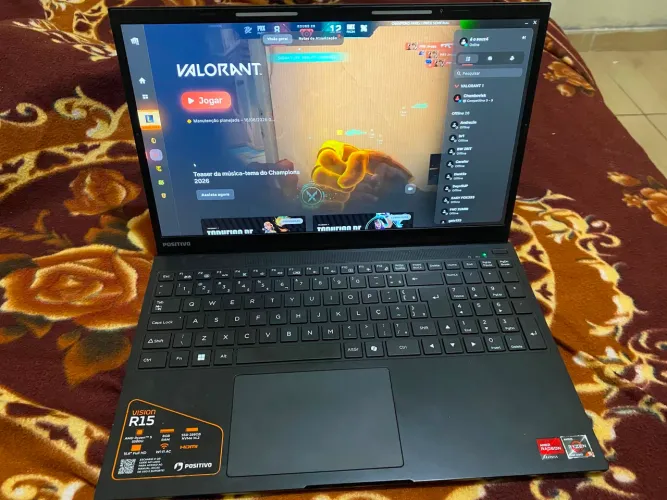 ? Notebook Positivo Vision R15 ? Ryzen 5 | 16 GB RAM | SSD NVMe
