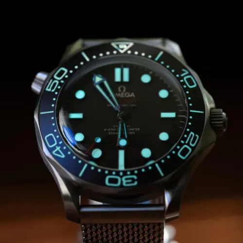 Omega Seamaster Marrom Bronze Aço Milanese C Garantia