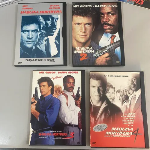 Máquina Mortífera 1 ao 4 - Coleção Completa em DVD Snapcase