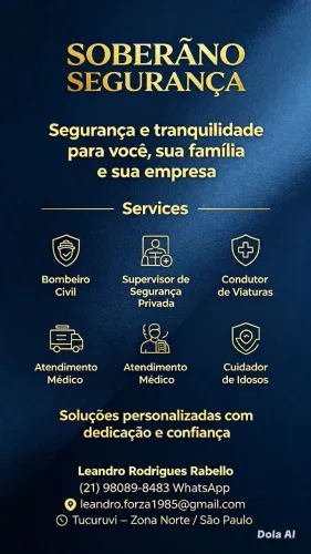 SOBERANO SEGURANÇA E SERVIÇOS DE BOMBEIROS CIVIL