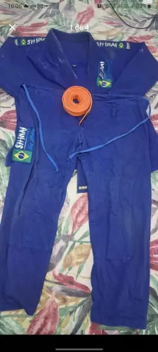 Quimono Transado Shiai Azul