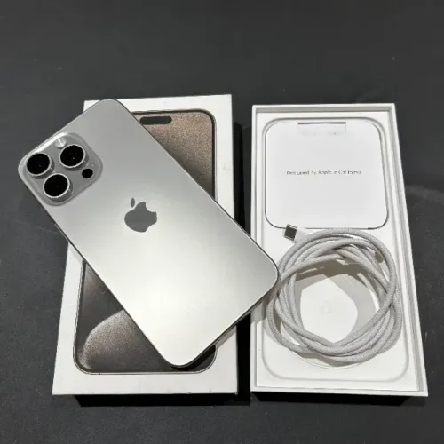 IPhone 15 Pro Max 256GB Titânio Natural Impecável e Completo! Tudo original! Oportunidade!