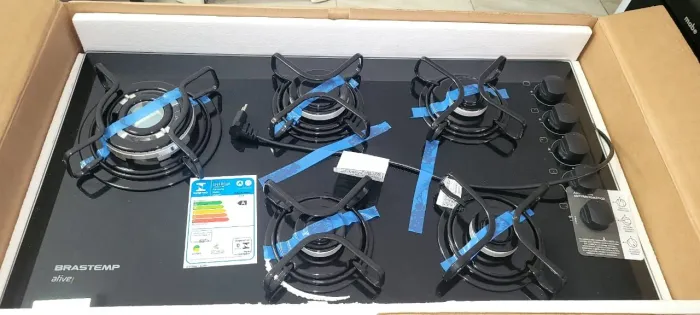 Cooktop Brastemp novo na cx