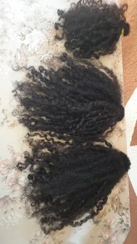 Mechas de cabelo com coloração 55 reais cada mecha
