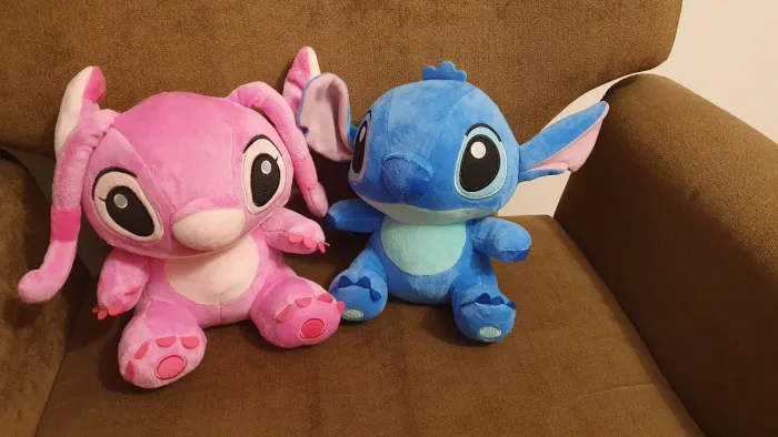 Stitch e Angel Casal de Pelúcia  ( Novos ) 