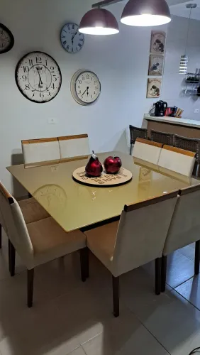 Mesa de jantar 8 lugares completa!!