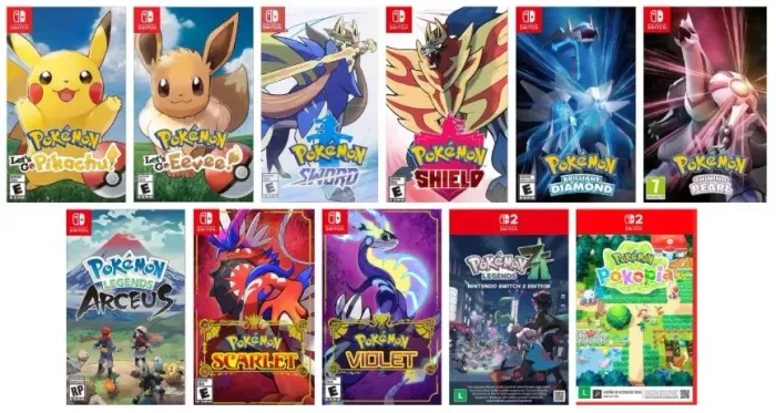 Vendo Coleção Pokémon de Nintendo Switch