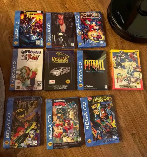 Lote de jogos de SEGA CD. Repro Prensados