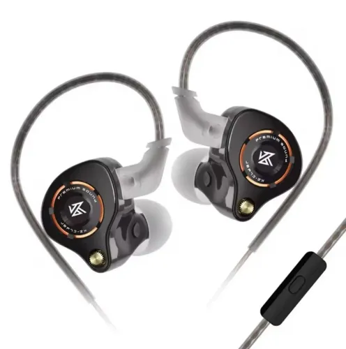 Fone Kz Eldar 3.5mm com microfone fone gamer