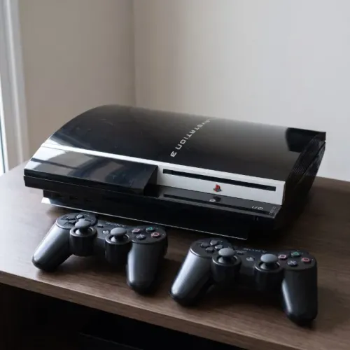 Playstation 3 PS3 FAT Impecável + 2 Controles + Desbloq. HEN + 4 Jogos Instalados