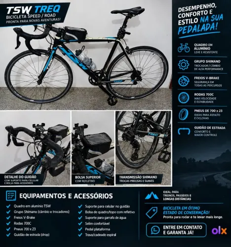 Bicicleta speed tsw