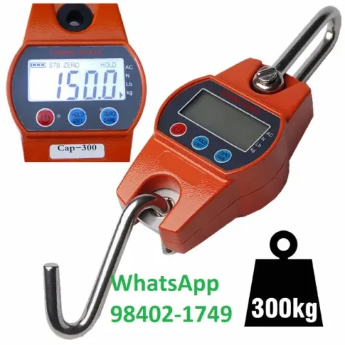 Balança Digital Gancho Suspensa até 300Kg