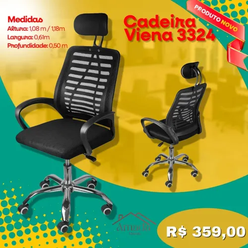 Cadeira viena 3324 , à pronta entrega 