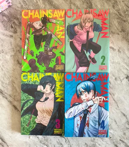 Mangás 1 ao 4 Chainsaw Man