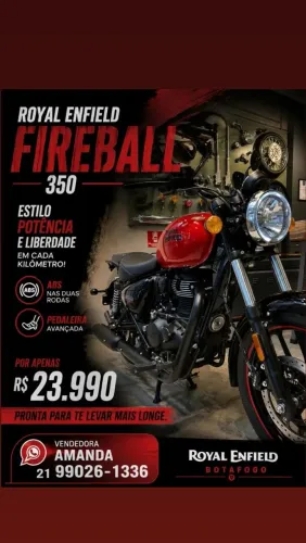 Meteor FireBall Red 350cc - Amanda