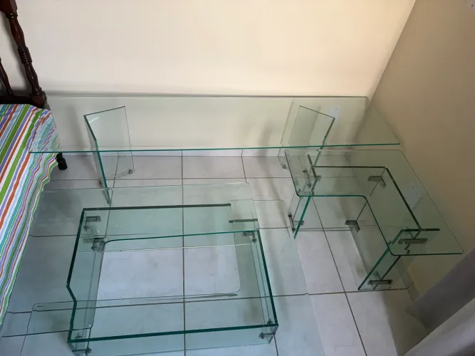 Mesas de vidro para sala de estar