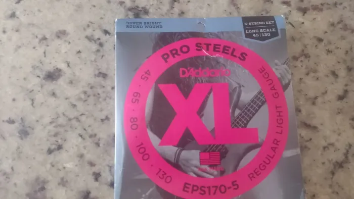 Encordoamento D'Dario baixo 5 cordas