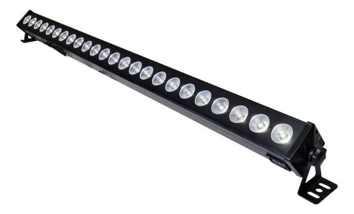 Ribalta LED 24 LEDs de 12W RGBW Quadriled DMX Profissional Efeito Iluminação