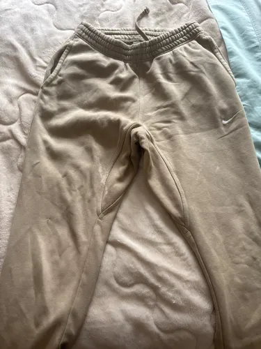 Calça Nike Jogger de Moletom Bege - Masculina