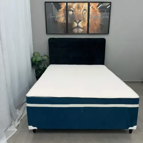 Cama Box Casal com Molas Ensacadas 138x188x60cm