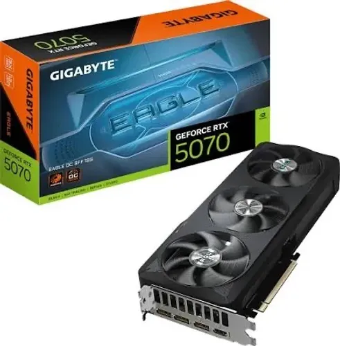 Placa de Video Gigabyte RTX 5070 EAGLE OC SFF 12G NIDIA GeForce, 12GB GDDR7