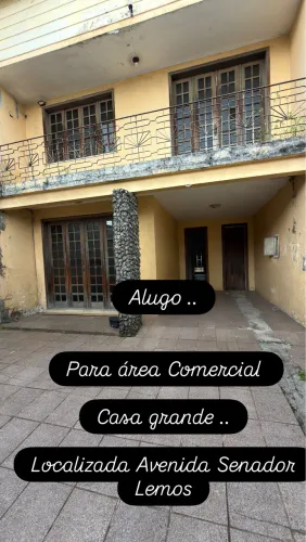 Alugo casa comercial