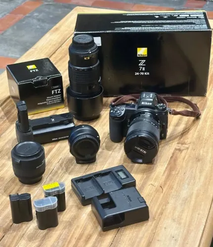 Kit Nikon Z7 ii com Nikkor Z 24-70mm f/4 S