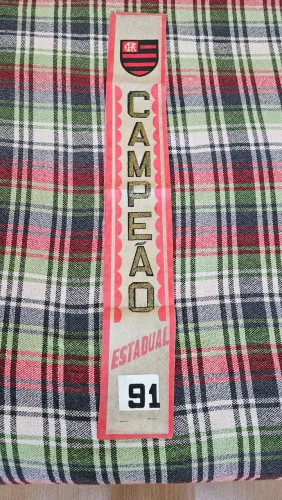 Faixa Flamengo campeão estadual 1991